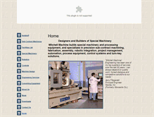 Tablet Screenshot of mitchellmachine.com